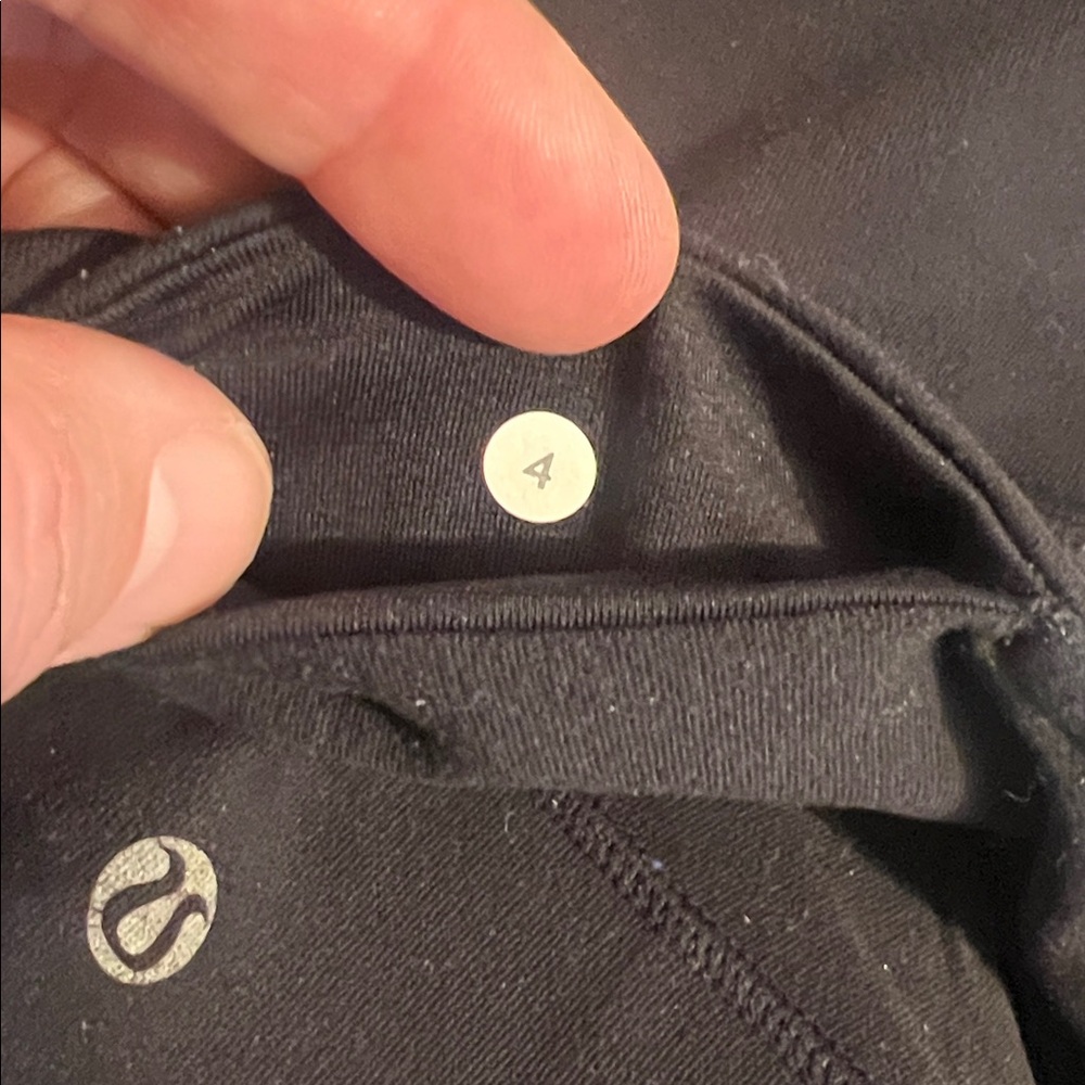 Lululemon The Groove Flare Pants in Black & Quilt, Women’s size 4 - Picture 7 of 14